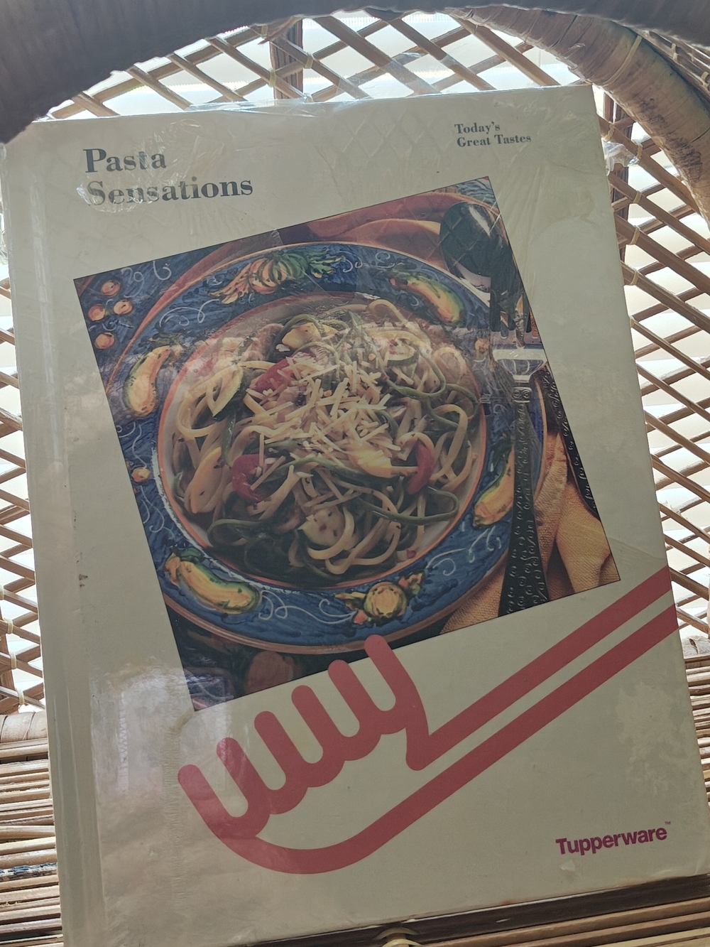 Tupperware Pasta Sensations Cookbook - Hardcover 1994